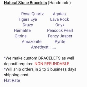 Natural Healing Stone Bracelets